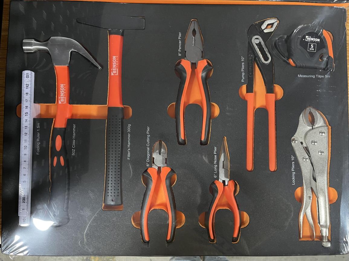 Tool trolley disassemble 3 drawers 73 pcs