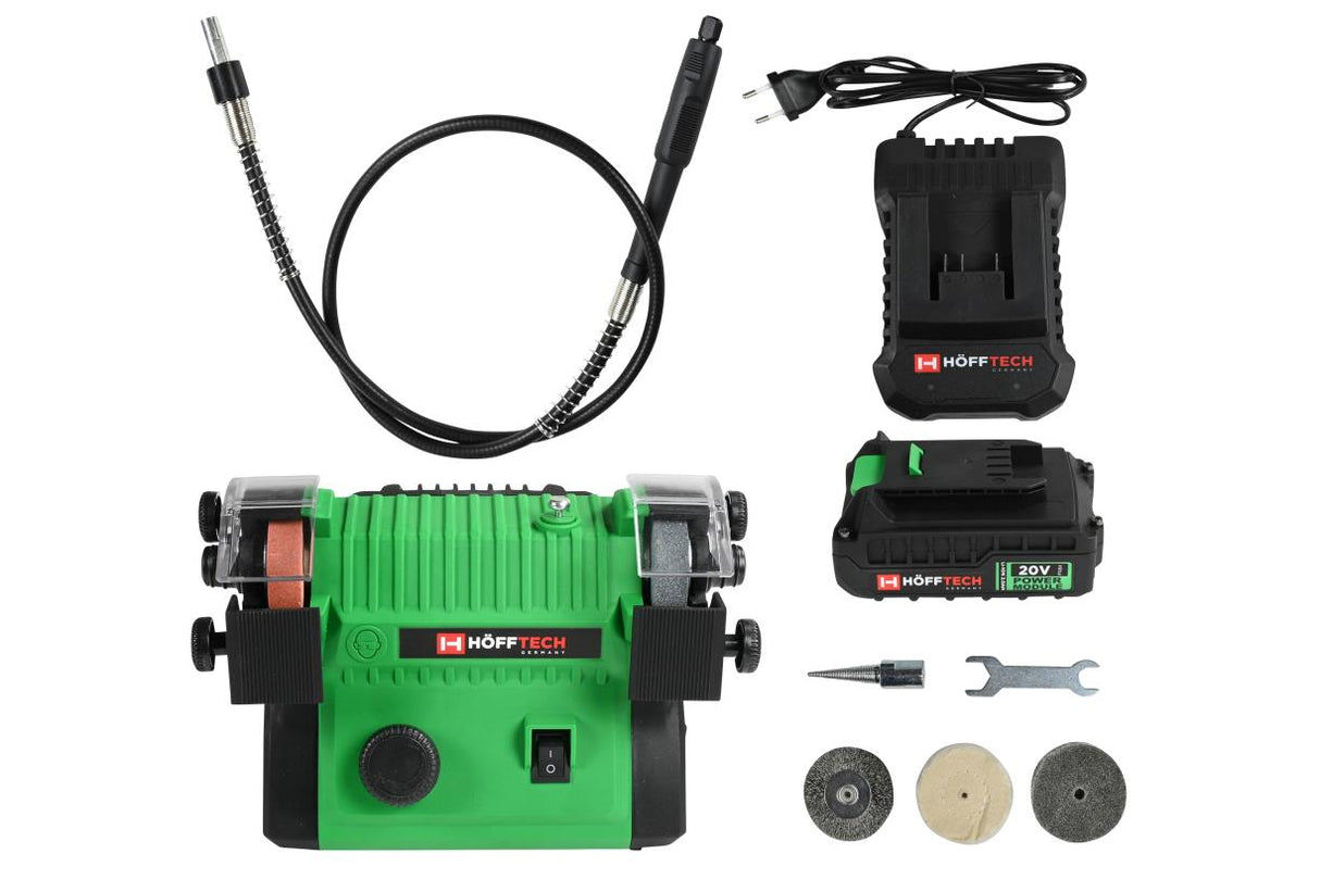 Affûteuse sans fil 20V 2 Ah double multifonctionnel