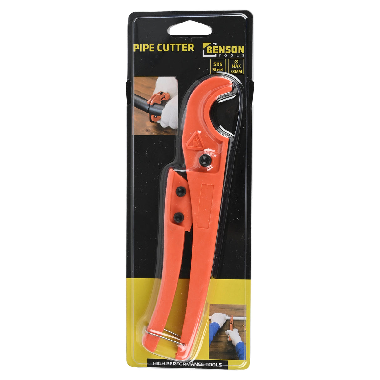 Pipe cutter 0-33 mm action