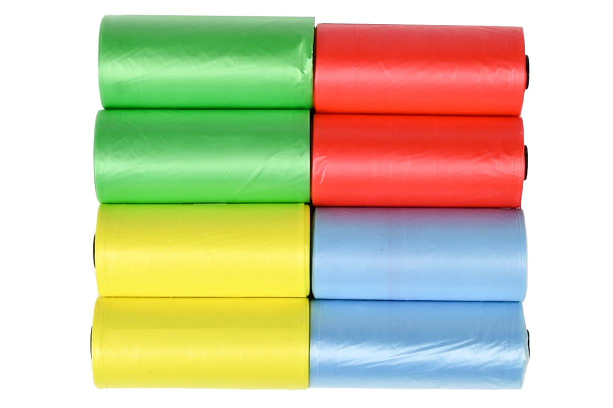 Sacs à dejèctions canines 8 x 15 pcs couleur