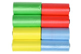 Sacs à dejèctions canines 8 x 15 pcs couleur