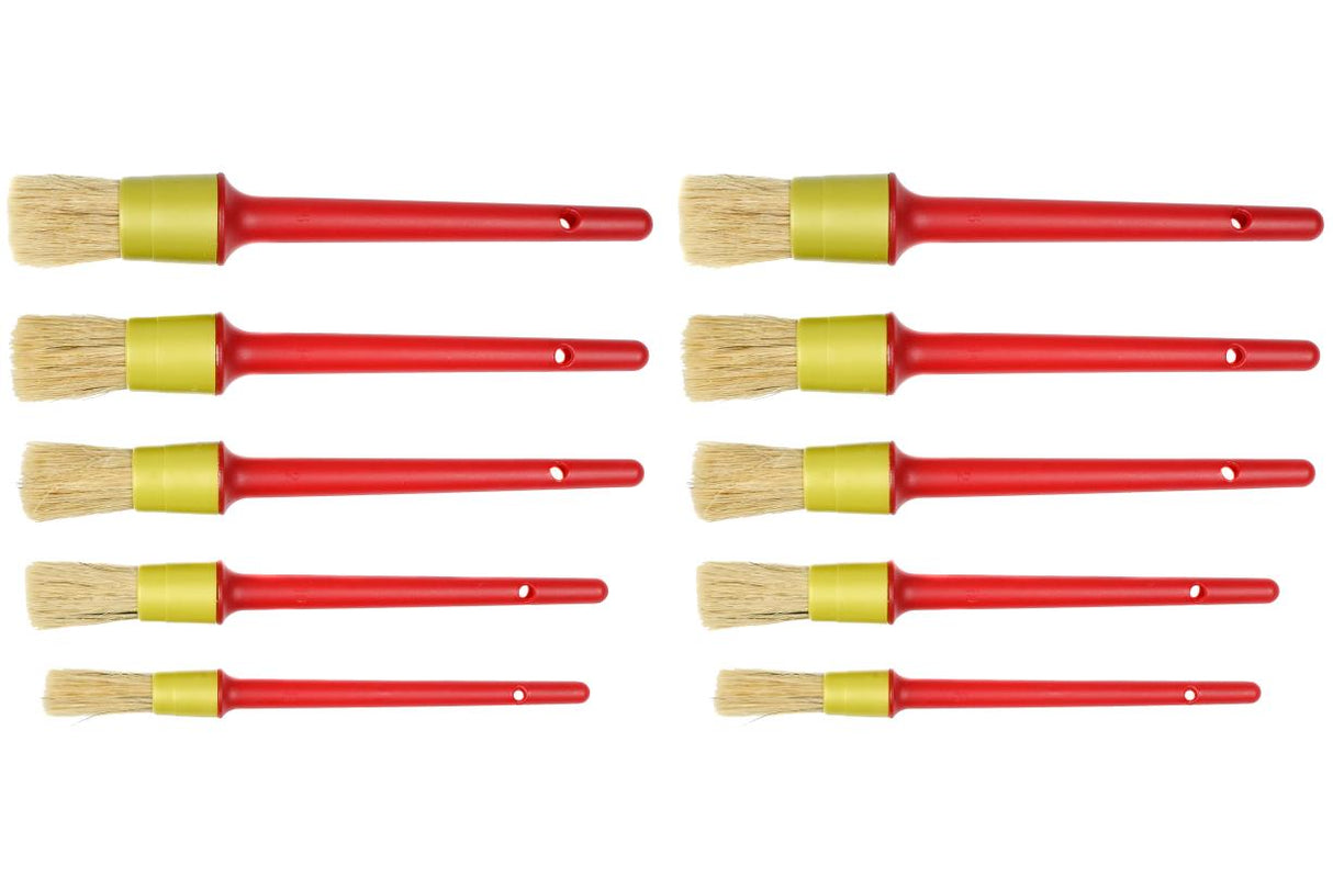 Paintbrushset synthetic 10 pcs round