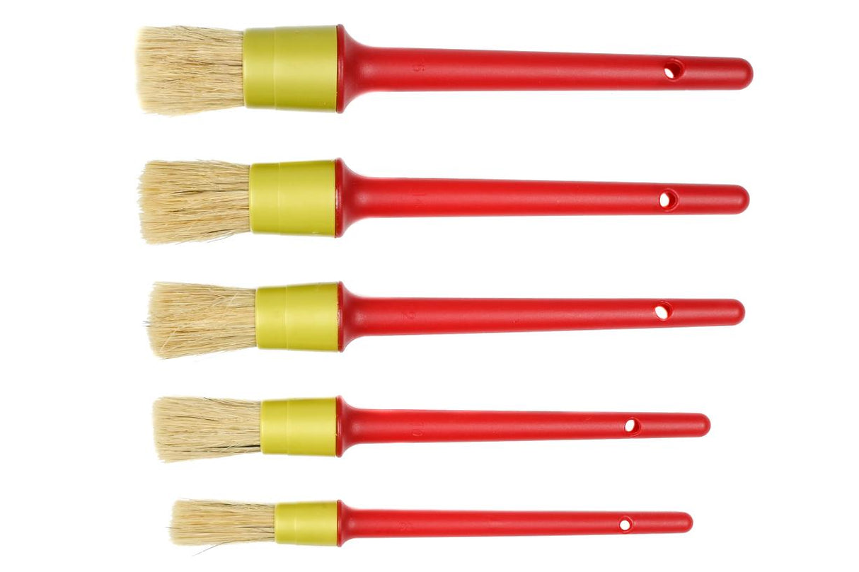 Paintbrushset synthetic 5 pcs round
