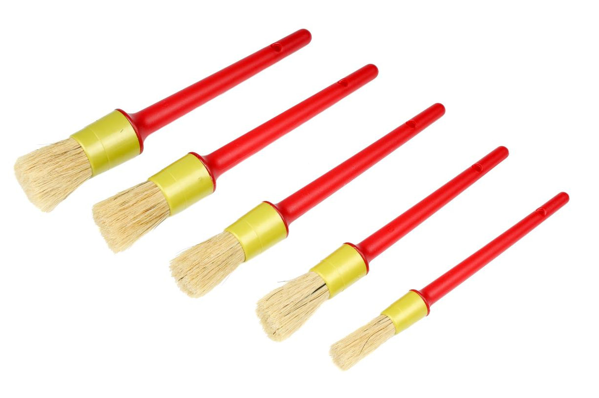 Paintbrushset synthetic 5 pcs round