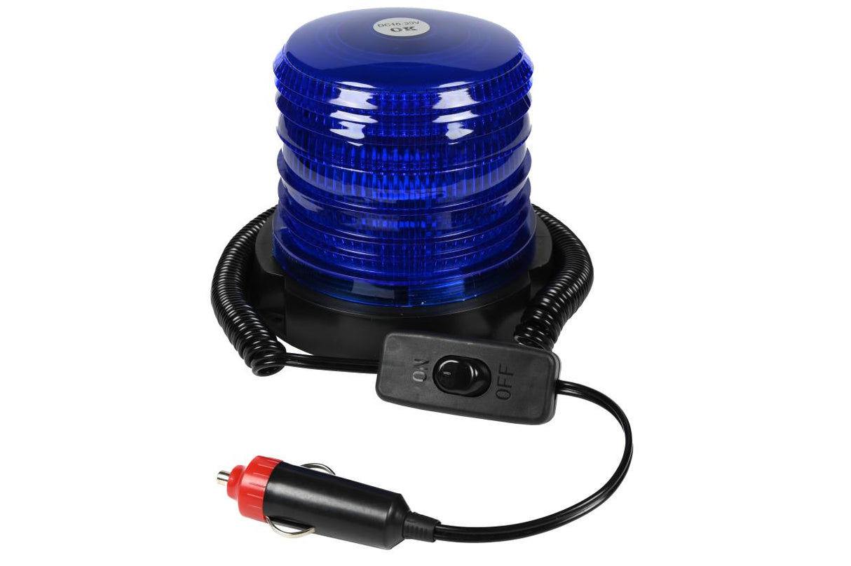 LED warning lamp blue 12V