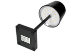 LED table lamp dimmable rechargeable black