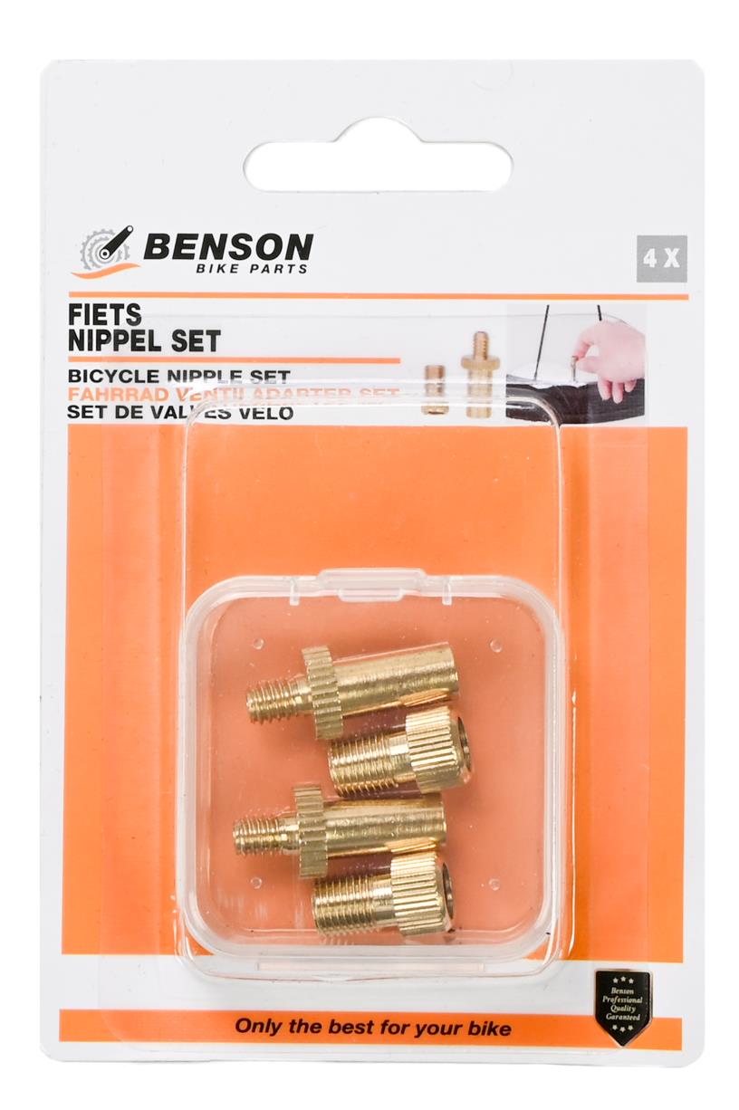 Set de valves vélo 4 pcs