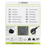 Kookplaat enkel wit 1000W actie