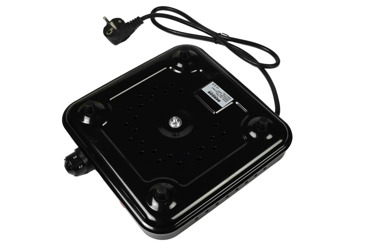 Plaque de cuisson electric simple noir 1000W