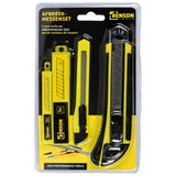 Cutter knife set 9 mm and 18 mm + 6 spare blades