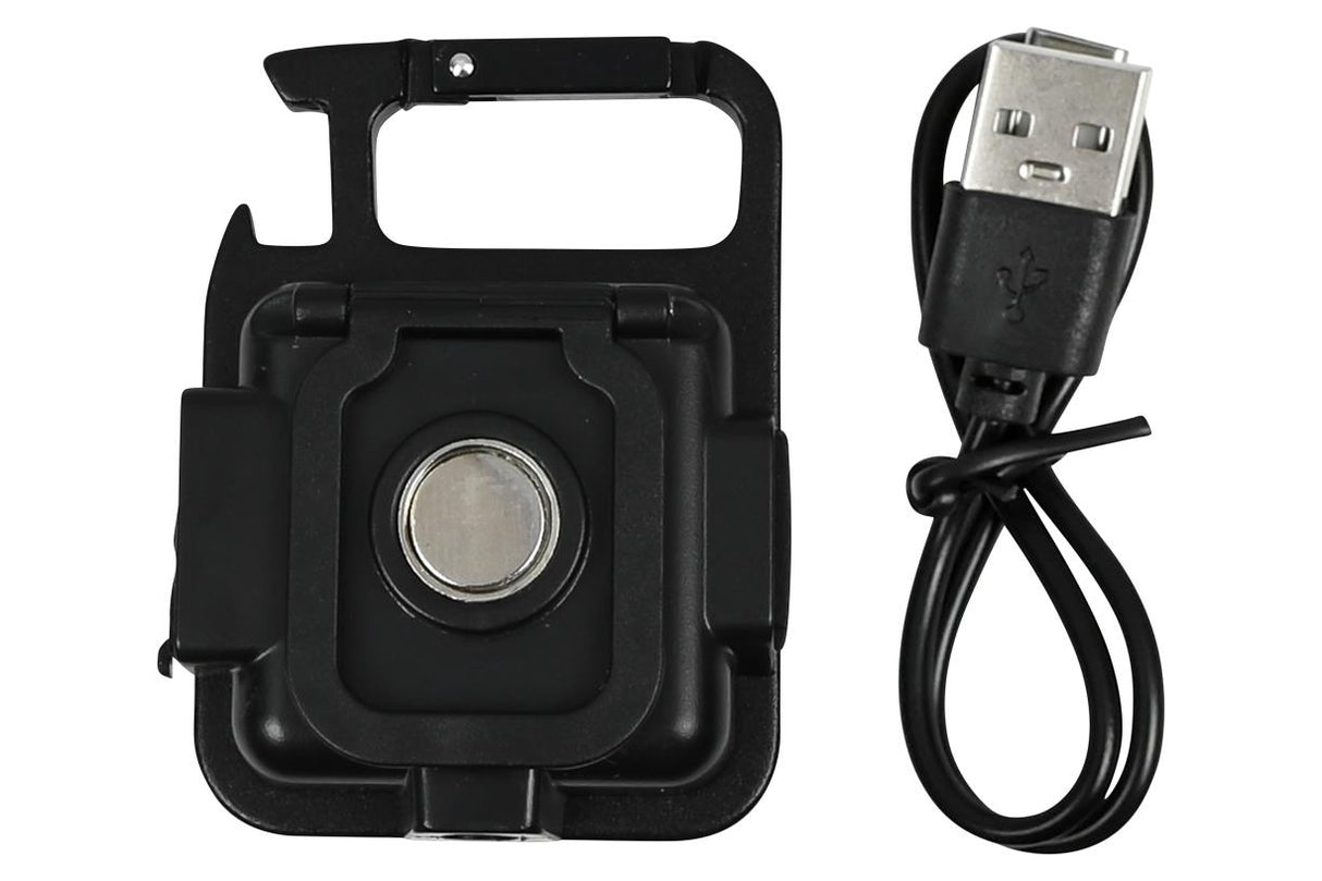 Keychain with COB light rechargable