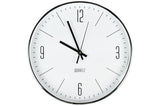 Horloge murale 30 cm argent