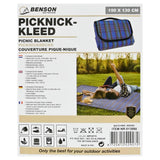 Picknickkleed 150 x 130 cm compact blauw