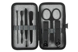 Manicure set 7 pcs black