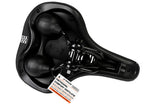 Bicycle saddle comfort ventilation
