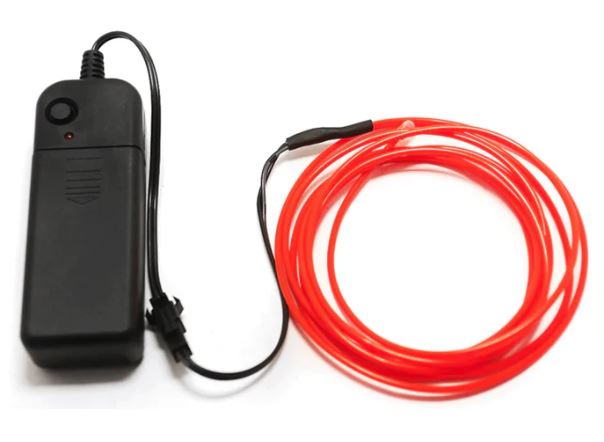 Neon light string flexible red 3 m