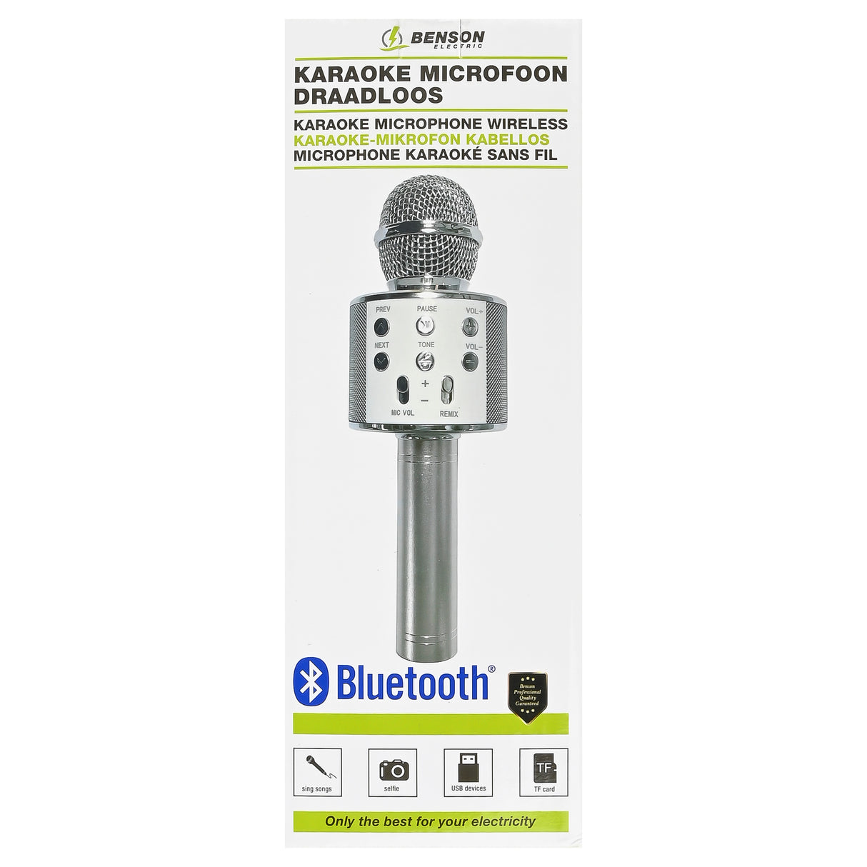 Microphone karaoké sans fil