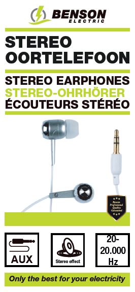 Earphones stereo