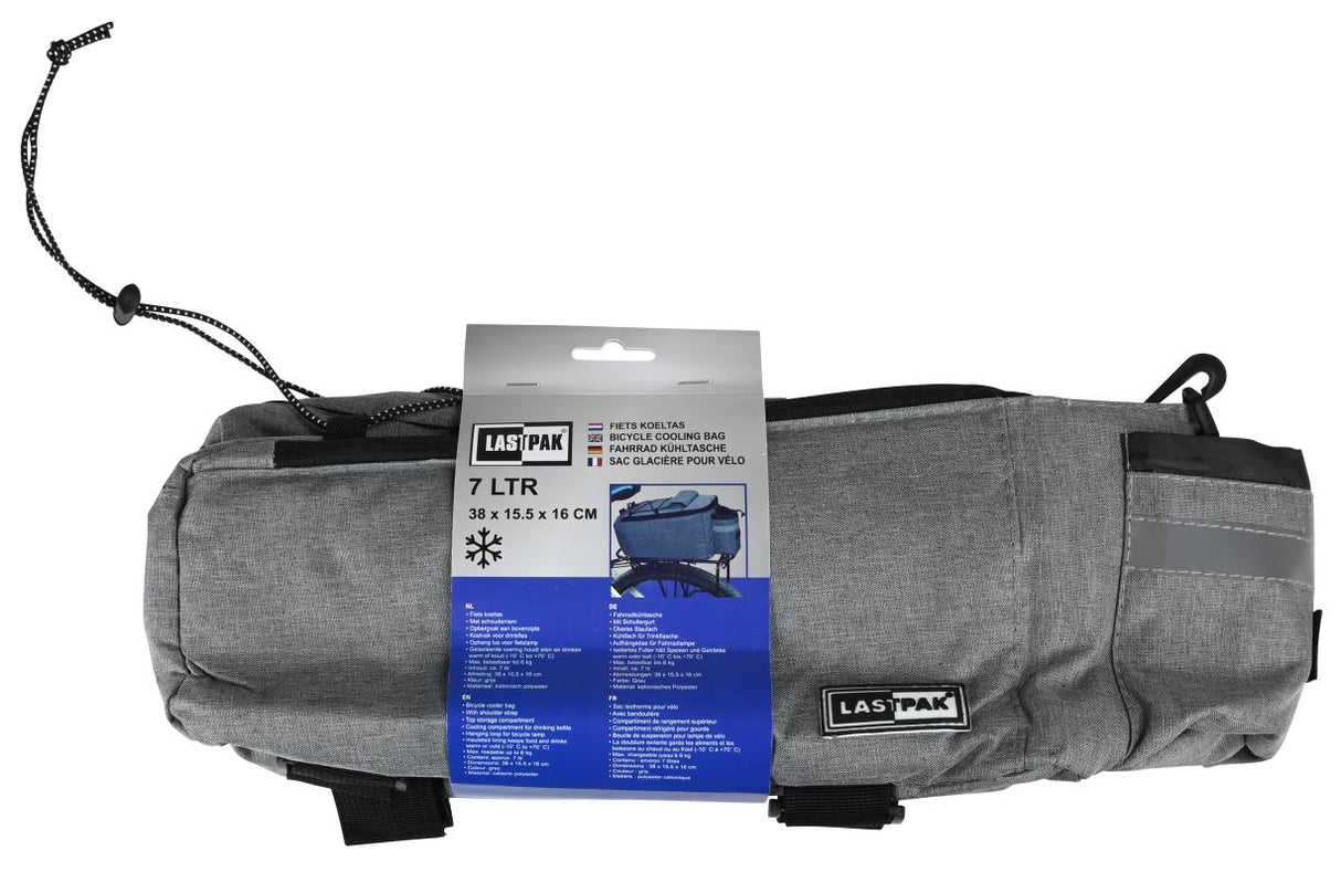 Bicycle cooling bag grey