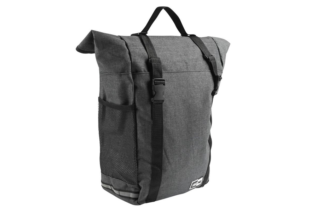 Fietstas enkel 15 ltr donkergrijs