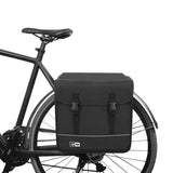 Bicycle bag double 35 ltr canvas black