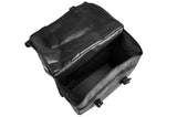 Fietstas dubbel 35 ltr canvas grijs