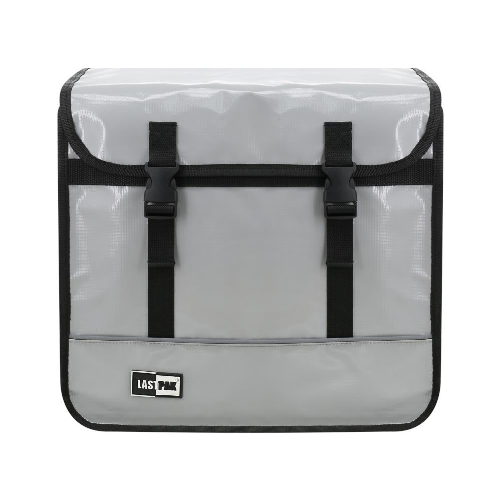 Fietstas dubbel 35 ltr bisonyl nardo grijs