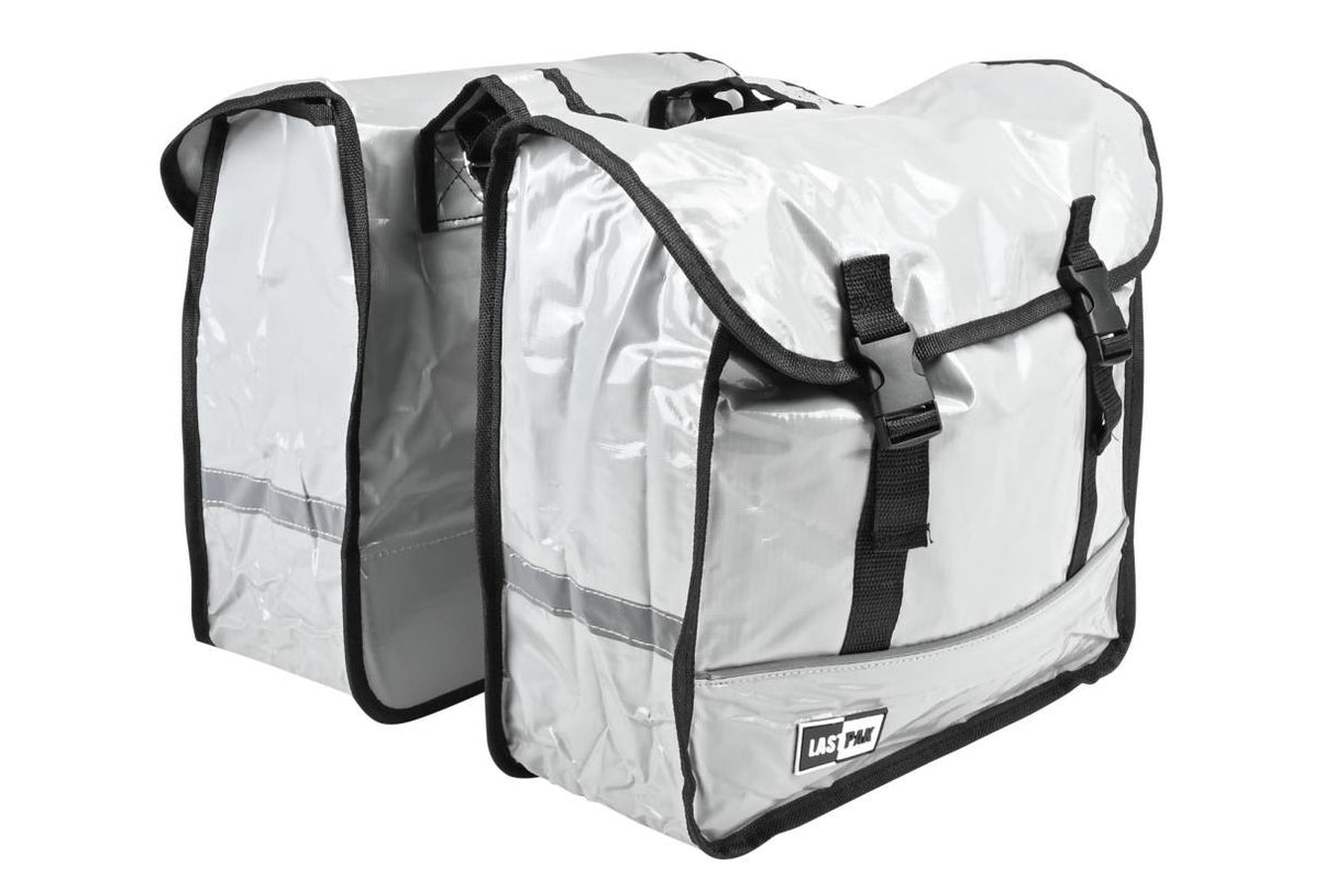 Sacoche vélo double 35 ltr bisonyl nardo gris
