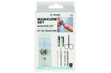 Manicure set 7 dlg reis groen