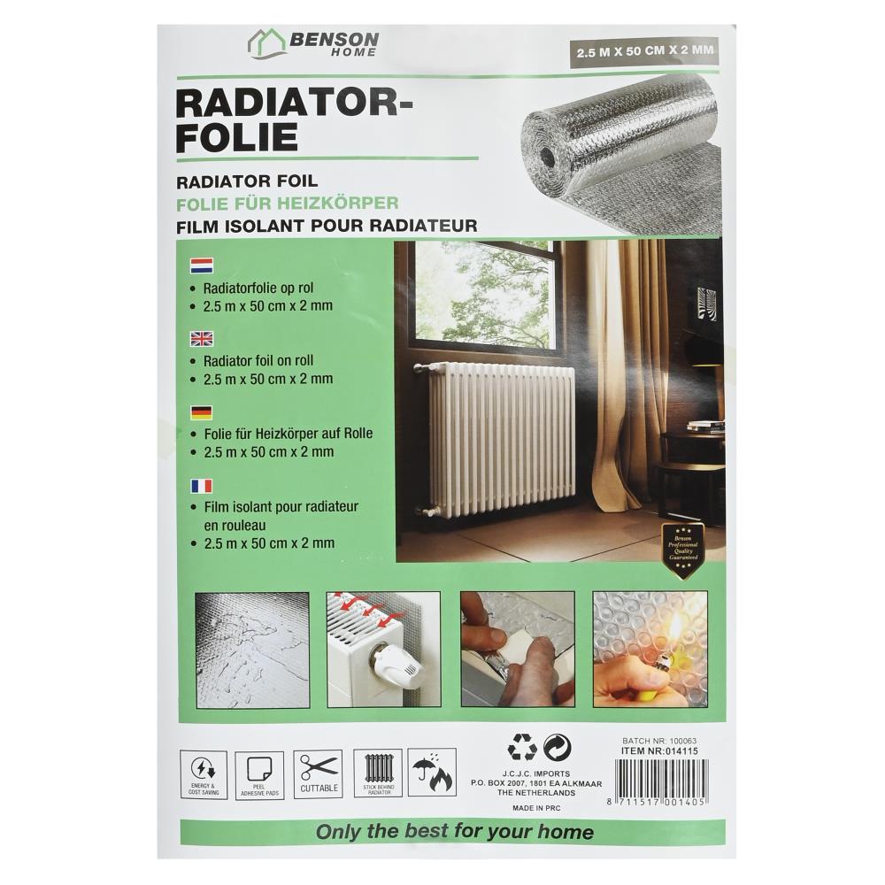 Radiator foil 2.5 m x 50 cm x 2 mm