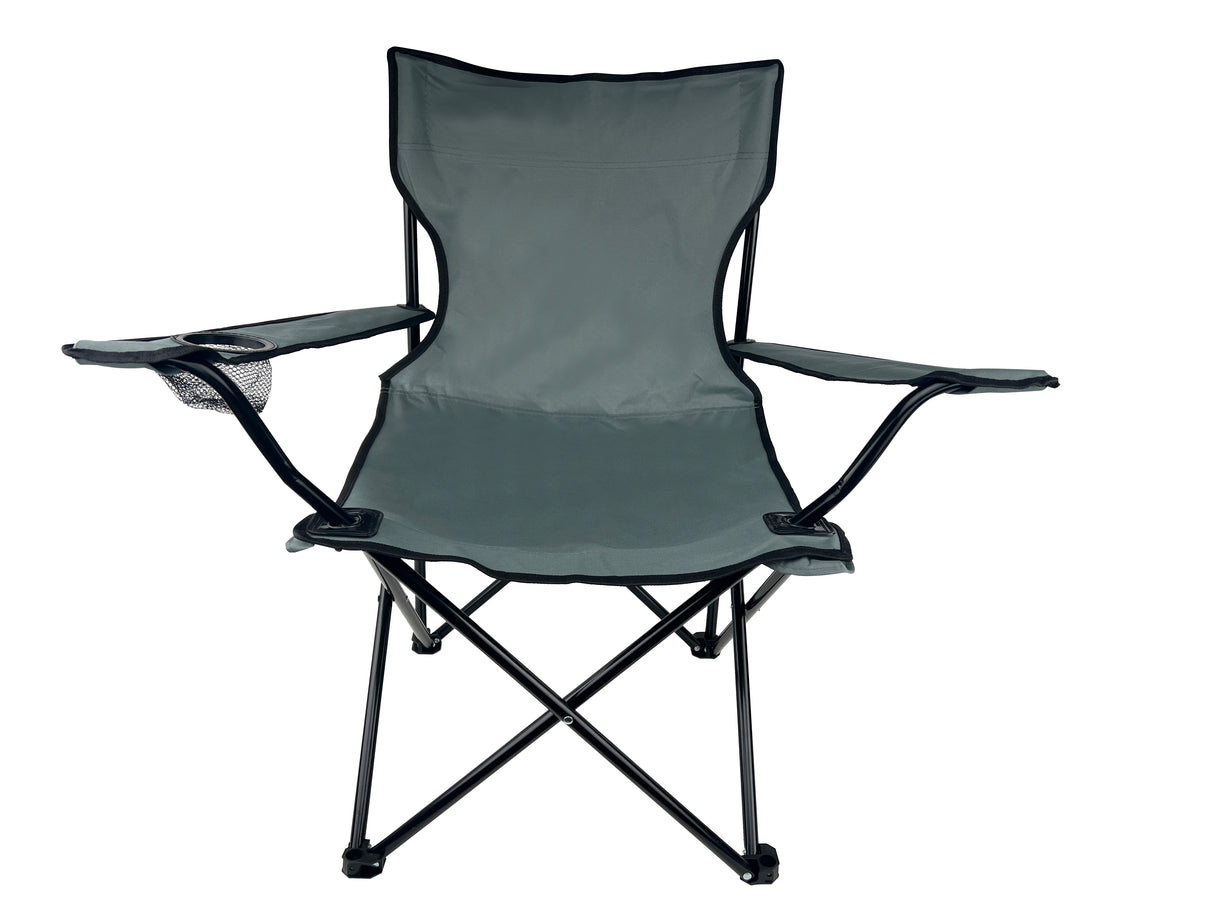 Campingstuhl 50 x 50 x 80 cm grau