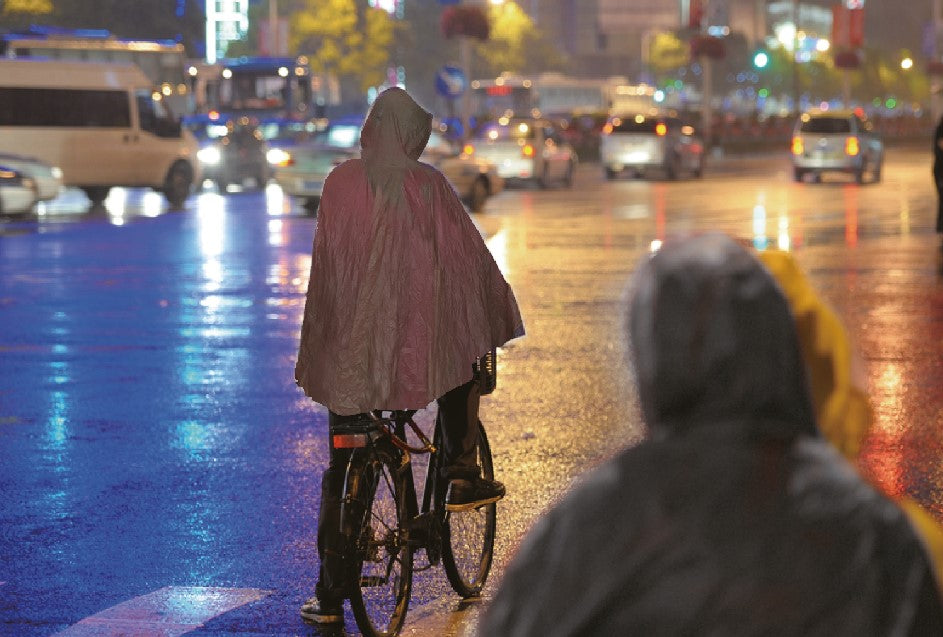 Poncho duurzaam bruin