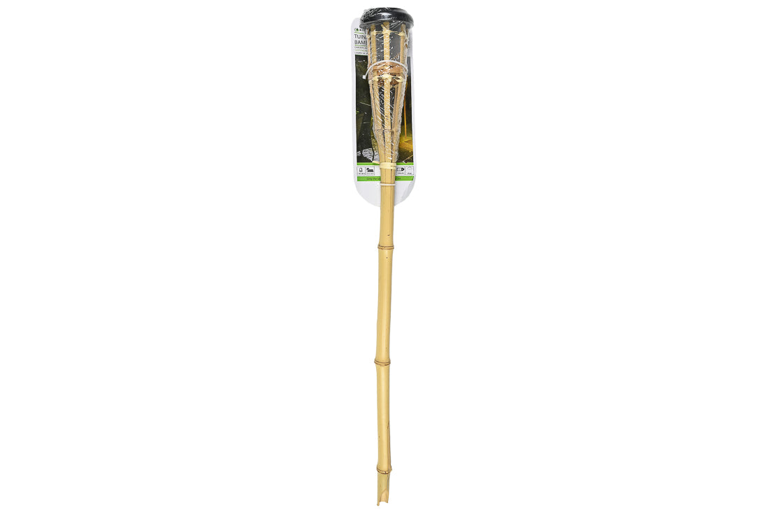 Garden light torch bamboo solar 78 cm