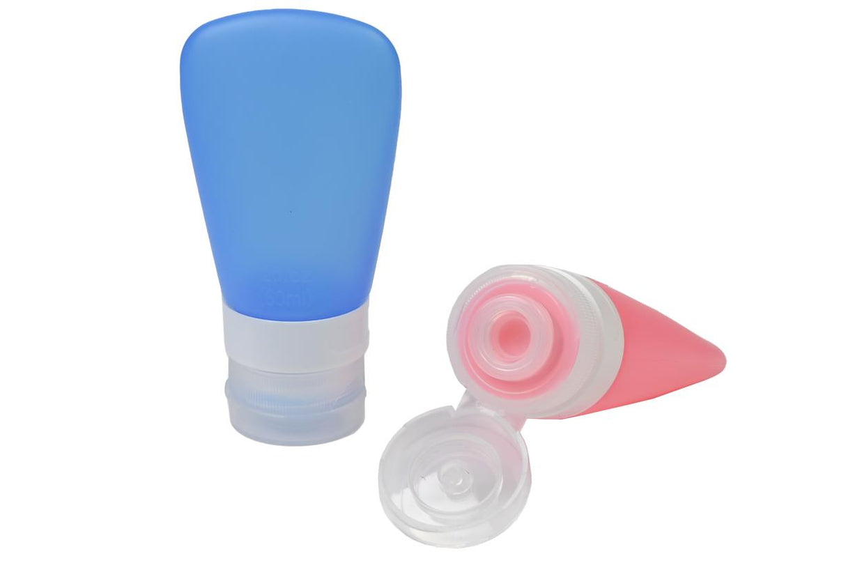 Travel bottle silicone 2 pcs