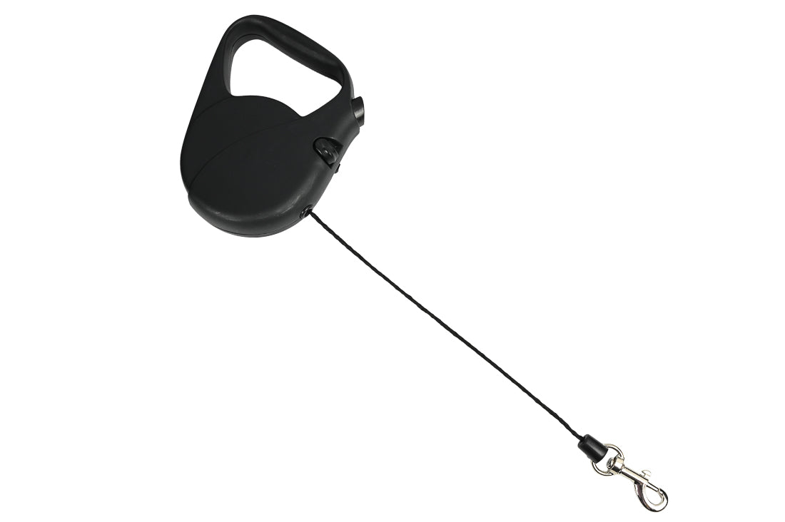 Dog lead retractable 3 m black