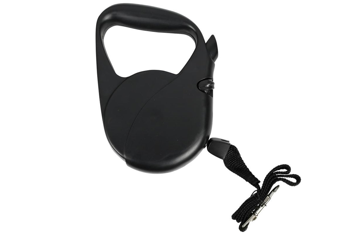 Dog lead retractable 5 m black