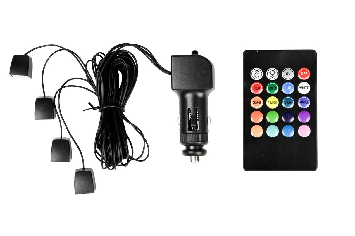 Éclairage intérieur voiture 16 coleur 12V