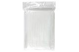 Poncho disposable transparent
