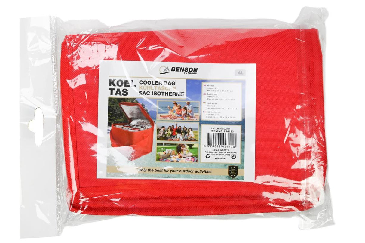 Cooler bag 4 ltr red