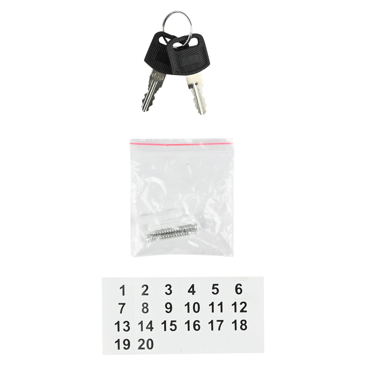 Key box 20 hooks black