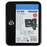 Key box 20 hooks black