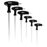 Hex key set t-handle 6 pcs