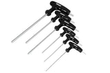 Hex key set t-handle 6 pcs