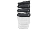 Pots de stockage 4 pcs