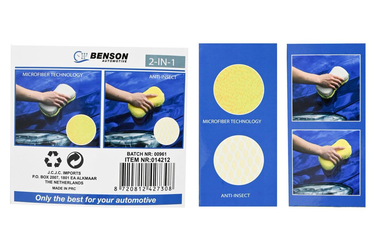 Autoschwamm 2-in-1 23,5 x 10,5 cm