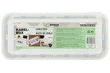 Kabelmanagementbox 31 x 13.5 x 13 cm wit