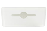 Kabelmanagementbox 31 x 13.5 x 13 cm wit