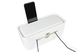 Kabelmanagementbox 31 x 13.5 x 13 cm wit