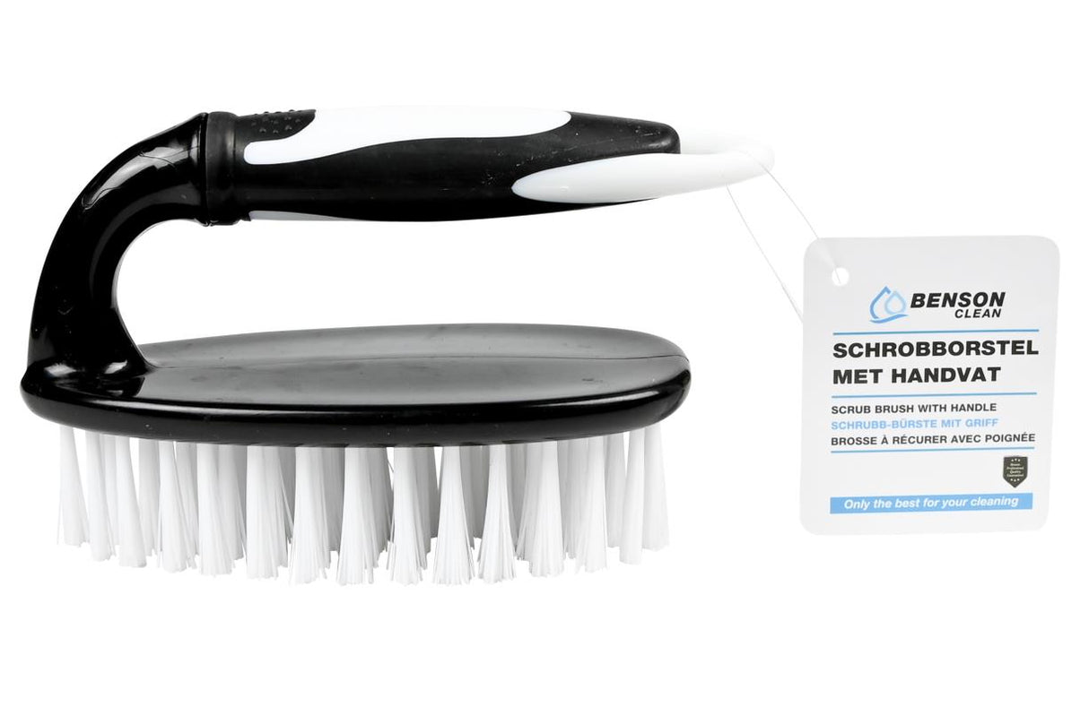 Brosse à récurer avec poignée