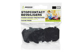 Power socket protectors 5 pcs black